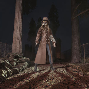 Disfraz Unisex <span class=keywords><strong>de</strong></span> Halloween, Capa Medieval con Capucha, Disfraz <span class=keywords><strong>de</strong></span> Médico <span class=keywords><strong>de</strong></span> la Plaga, Disfraz <span class=keywords><strong>de</strong></span> Monje Adulto, Cosplay Steampunk, Sacerdote, <span class=keywords><strong>Terror</strong></span>, Mago, Princesa, Película <span class=keywords><strong>de</strong></span> Televisión - Product Image 3