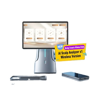 เครื่องวิเคราะห์หนังศีรษะ AI S1 รุ่นไร้สาย ตัวเครื่องโลหะ ช่องเสียบ USB เครื่องวิเคราะห์ผิวหนังอเนกประสงค์ - Product Image 1