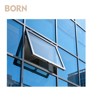 Auvent en aluminium résistant à l'humidité et au vent, cadre en alliage d'aluminium, fenêtre à ouverture vers l'extérieur pour appartement, bureau - Product Image 2