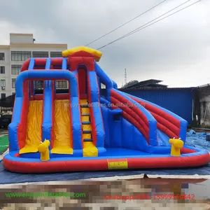 Commercial Inflatable Trampoline Outdoor Bouncing Game Jumpers Slide Party Rental Color Jumping Castle Children's Bouncing House