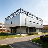 Estructura de Acero Metálico Galvanizado para Construcción de Bibliotecas, Económica, Venta al por Mayor, Directo de Fábrica en China, de Múltiples Pisos, de Instalación Rápida