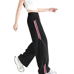 New Style Women's Plus Size <b>Cargo</b> Pants Polyester/Cotton Anti-Wrinkle Quick Dry Breathable Drawstring Waist Casual Pants - Product Image 1