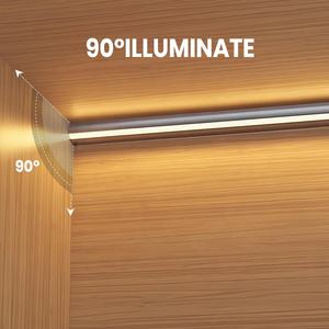 Hot Sales Kitchen Modern 300mm-3000mm 45 Degree Angle PIR Motion Sensor Dimmable Plastic LED <strong>Cabinet</strong> <strong>Lights</strong> For Closet Wardrobe - Product Image 2