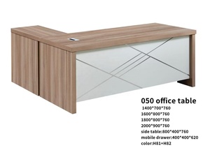 Ensemble de mobilier de <span class=keywords><strong>bureau</strong></span> commercial convertible de luxe moderne avec design à panneaux en bois pour <span class=keywords><strong>bureau</strong></span> de direction à domicile - Product Image 5