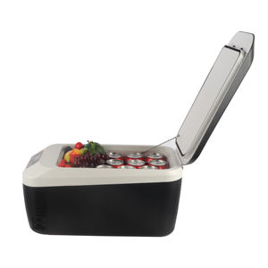 Glacière portable 12L DC12V <span class=keywords><strong>froid</strong></span> et <span class=keywords><strong>chaud</strong></span> Affichage numérique sortie 5V pour charger le téléphone pour le camping en plein air - Product Image 4