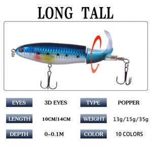 Hotsale Bass <b>Fishing</b> Lures 13g 15g 35g Whopper Plopper Lure <b>Floating</b> Topwater Whopper Freshwater Fish Cod Ocean Boat <b>Fishing</b> - Product Image 2