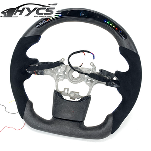 Volante Deportivo Personalizado con Pantalla LED y Cuero de Fibra de Carbono Mate para <span class=keywords><strong>GR</strong></span> <span class=keywords><strong>Yaris</strong></span> 2019-<span class=keywords><strong>2022</strong></span> - Product Image 4