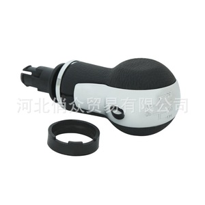 Leather <b>Shift</b> <b>Knob</b> For Volkswagen Seat 5 6 Speed Gear Shifter Ergonomic Design QZXN D95 - Product Image 1