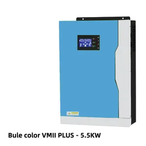 MPPT 3.5kw 5.5kw Solar hybrid Inverter Built-in MPPTSolar Charge Controller Wide PV Input 120V-500Vdc 100A with 80A Charger