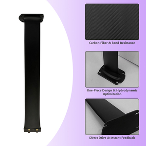 เสาคาร์บอน OEM ขนาด 90 ซม. 82 ซม. แข็งแรง ทนทาน พร้อมโลโก้ สำหรับ SUP, winging, wake, downwind, lake pumping และสกู๊ตเตอร์ฟอยล์ 90 ซม. OEM คาร์บอน M - Product Image 3