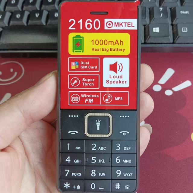25bi Itel 2160 1.77 Inch VGA LCD Dual SIM Small Keypad Tecno Phone 1000mAh Battery Spanish German Support Brand New
