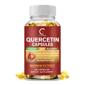 Private Label OEM 120pc Bio-Vitamin-Quercetin-Kapseln Zink kapseln Quercetin-Kapseln