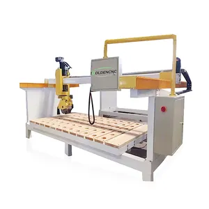 Stone milling machine edge grinding automatic bridge saw cutter cnc for marble natural stone