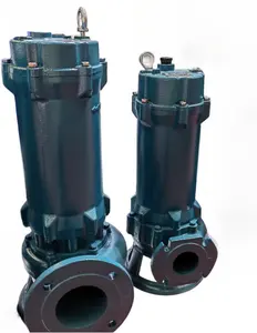 Bomba de agua de aguas residuales sumergible inteligente de 380V/50HZ grado de construcción para elevación de agua sucia bomba de elevación de agua subterránea de 7,5 hp