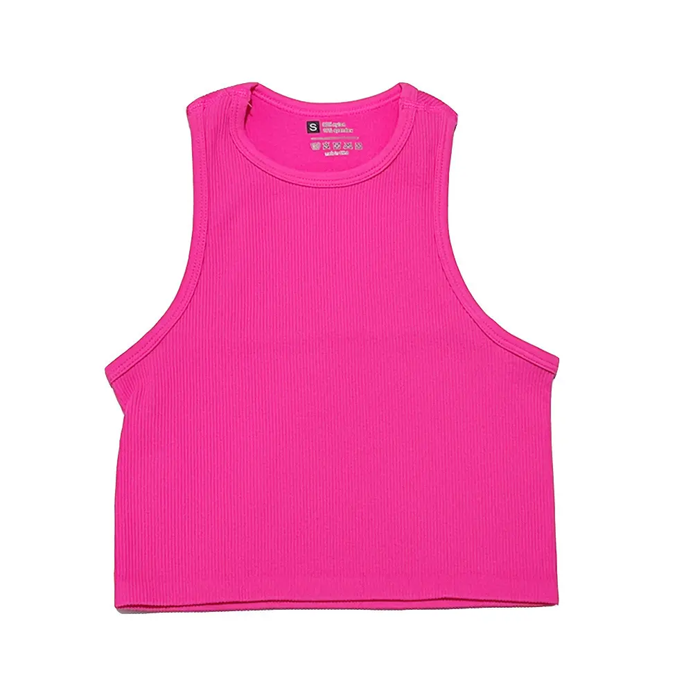 Yoga Women Sports Sleeveless Top Sports Vest Tops Quick Dry Fitted Gym Sports Yoga Tank Top For Woman