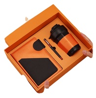 Carnet de notes A5 personnalisé en cuir PU de luxe, journal professionnel, carnet d'adresses à couverture rigide avec stylo, ensemble de cadeaux élégants et souvenirs.