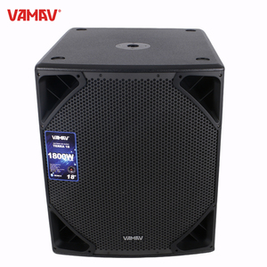 VAMAV Pro Audio TERRA18 900W RMS Caisson de basses actif en bois de 18 pouces CLASS D Système de sonorisation pour grands événements - Product Image 2