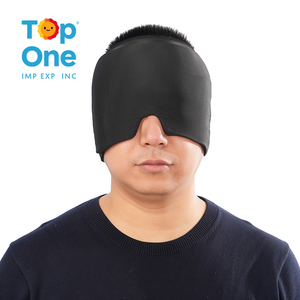 Top One Venta caliente Gel hielo dolor de cabeza y alivio de la migraña Gel frío máscara de ojos terapia dolor de cabeza sombrero migraña alivio Cap - Product Image 4