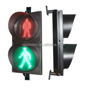 Feu de circulation piétonnier à LED de 300 mm avec <span class=keywords><strong>bouton</strong></span> poussoir piétonnier sans fil - Product Image 4