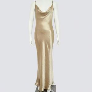 Vestidos <span class=keywords><strong>de</strong></span> Moda Baratos para Mujer, Vestido Sexy <span class=keywords><strong>de</strong></span> Satén con Tirantes y Espalda Descubierta para Discoteca, Vestidos <span class=keywords><strong>de</strong></span> Noche para Mujer - Product Image 6
