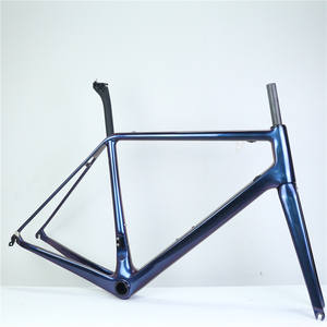 Winow — cadre de vélo de route ultraléger en fibre de carbone, BB86, peinture caméléon, avec cadre de freins de jantes, art QR, <span class=keywords><strong>2022</strong></span> - Product Image 4