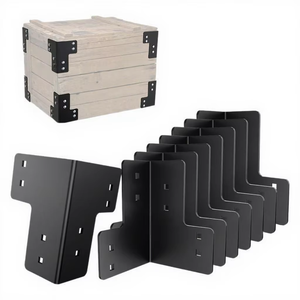 Supporto per Pergola Moderna Minimalista Personalizzata, Pali per Recinzione, Pezzi di Collegamento Triangolari in Ferro Battuto - Product Image 6