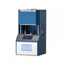 Presse hydraulique chauffée de laboratoire 10T programmable pour poudre, presse à chaud automatique avec température maximale de 1000 ℃
