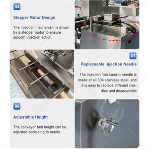 Macchina Automatica per <span class=keywords><strong>Gelato</strong></span> OCEAN con Ugelli Iniettori per Torte e Ciambelle - Product Image 4