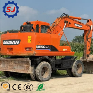 Excavadora de Ruedas Usada Premium Doosan 150W-7 de 15 Toneladas con Caja de Cambios, PLC, Rodamientos y Bomba Originales, Garantía de Entrega Puntual - Product Image 5