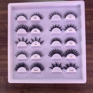 Nuevas Pestañas Postizas Yalee Coreanas de <span class=keywords><strong>Seda</strong></span> 3D con Fibra Sintética, Diseño Ojo de Gato, Banda de Algodón Negra, Estilo <span class=keywords><strong>Foxy</strong></span>, Completas, Gruesas y Suaves, Longitud de 8-15 mm - Product Image 6