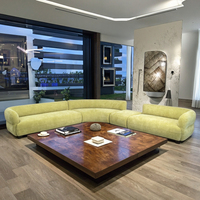 Canapé en forme de L, design simple et luxueux, meubles de salon, canapé modulaire moderne en tissu