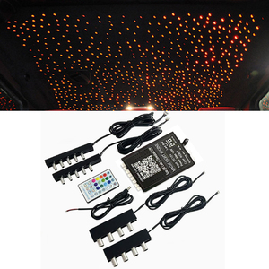 Unidad de sistema dividido 7420-F8, luz LED de techo de fibra óptica con efecto de cielo estrellado, luz ambiental de cielo estrellado para techo de coche - Product Image 1
