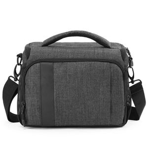 Sac à bandoulière compact pour appareil photo reflex numérique BSCI avec housse de pluie imperméable, gris - Product Image 2