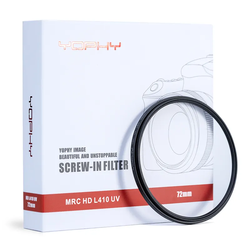YOPHY camera MRC L410 UV filter 77MM AGC glass Camera Lens UV Protective with Optical Glass and Brass Frame