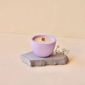 Bougies parfumées en pot de ciment plaqué or fissuré Huaming Bougie parfumée à mèche en bois d'oud noir en <span class=keywords><strong>marbre</strong></span> de luxe parfumé en gros - Product Image 6