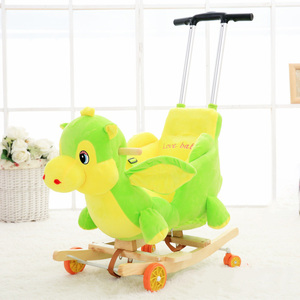 ตุ๊กตาขี่ม้าของเล่นไม้สำหรับเด็กดีไซน์ใหม่จากโรงงานผลิตม้าโยก - Product Image 6