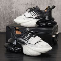Chaussures pour hommes European Station 2026 Nouvelle collection tendance à semelle épaisse, rehaussantes, style sport et décontracté, type 'Dad Shoes'