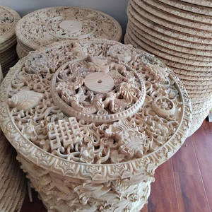 Cadre décoratif en bois sculpté, décorations murales en bois sculpté, moulures en bois et <span class=keywords><strong>appliques</strong></span> - Product Image 5