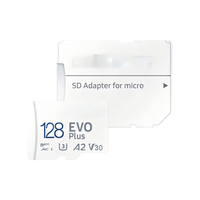 Carte mémoire Samsung EVO Plus 100% originale 64 Go 128 Go 256 Go 512 Go jusqu'à 130 Mo/s 4K U3 V30 avec adaptateur SD