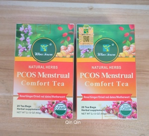 PCOS ผลิตภัณฑ์เสริมความอุดมสมบูรณ์ของชาสำหรับผู้หญิงได้รับการรับรองจาก pgmp สำหรับผู้หญิงชาโสมสำหรับผู้หญิง - Product Image 1