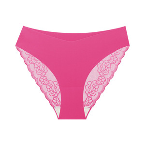 Braguitas de encaje para mujer, ropa interior sexy fina sin costuras, entrepierna de algodón suave y transpirable, paquete de 6 piezas - Product Image 4