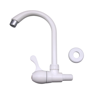 Robinet de cuisine anti-fuite de haute qualité avec poignée en plastique blanc durable – Nouveau modèle - Product Image 3