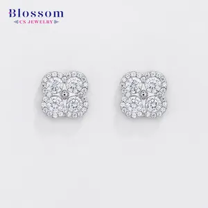 Blossom CS เครื่องประดับโรงงาน Fine 925 เงินต่างหูสร้อยคอ 2 ชิ้นเครื่องประดับเพทายชุดเครื่องประดับสําหรับสตรี