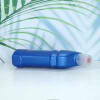 MAYSURE-Bouteilles de détergent en plastique bleu HDPE de 500ml avec bouchon à vis en plastique