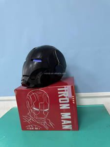 <span class=keywords><strong>Casco</strong></span> <span class=keywords><strong>de</strong></span> <span class=keywords><strong>Iron</strong></span> <span class=keywords><strong>Man</strong></span> Mark 5 Totalmente Negro al por Mayor, Máscara <span class=keywords><strong>Inteligente</strong></span> para Fiestas con Control por Voz/Remoto/Táctil y Función <span class=keywords><strong>de</strong></span> Cambio <span class=keywords><strong>de</strong></span> Rostro para Halloween - Product Image 3