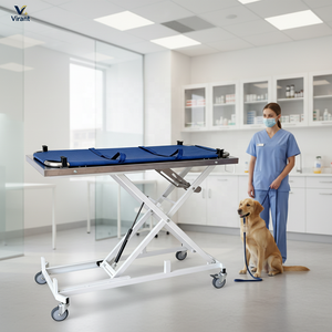 Faltbare Edelstahl-Tierrettungstrage Veterinär-Notfalltransportwagen für Hunde, Katzen und Tierkliniken - Product Image 3