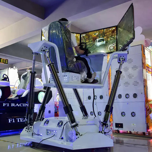 Nhiều người ngoài trời VR video đua xe mô phỏng 3 màn hình nền tảng chuyển động công viên giải trí thương mại trong nhà thân thiện với trẻ em - Product Image 5