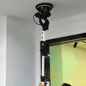 Ponceuse murale professionnelle pliable 800W 225mm, machine électrique de ponçage pour murs et plafonds, outil girafe de polissage sans poussière - Product Image 5