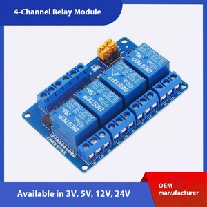 Mô-đun rơle điện từ 4 chiều với cách ly optocoupler kép Tương thích kích hoạt mức cao/thấp hỗ trợ 3V 5V 12V 24V - Product Image 3