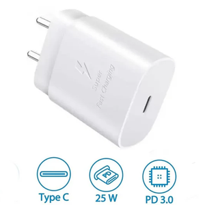 Inde prise 25W PD USB-C <span class=keywords><strong>chargeur</strong></span> adaptateur de voyage pour téléphones cellulaires Samsung <span class=keywords><strong>Galaxy</strong></span> A12 <span class=keywords><strong>A13</strong></span> - Product Image 2
